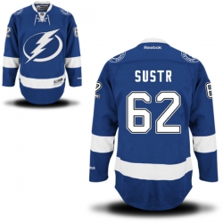 Andrej Sustr Reebok Tampa Bay Lightning Premier Royal Blue Home Jersey