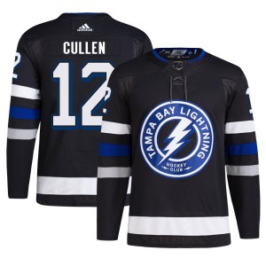 John Cullen Men's Adidas Tampa Bay Lightning Authentic Black Alternate Primegreen Jersey