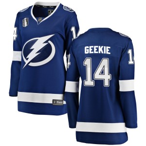 Conor Geekie Women's Fanatics Branded Tampa Bay Lightning Breakaway Blue Home 2022 Stanley Cup Final Jersey