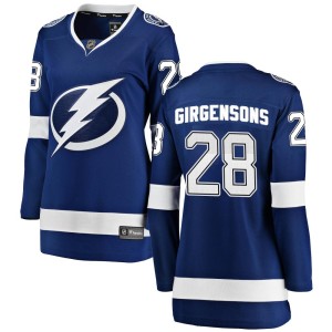 Zemgus Girgensons Women's Fanatics Branded Tampa Bay Lightning Breakaway Blue Home Jersey