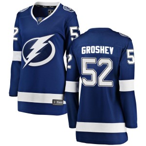 Maxim Groshev Women's Fanatics Branded Tampa Bay Lightning Breakaway Blue Home Jersey