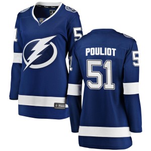 Derrick Pouliot Women's Fanatics Branded Tampa Bay Lightning Breakaway Blue Home Jersey