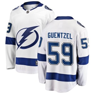 Jake Guentzel Men's Fanatics Branded Tampa Bay Lightning Breakaway White Away Jersey