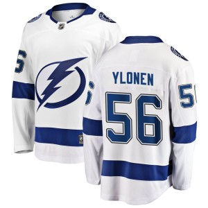 Jesse Ylonen Men's Fanatics Branded Tampa Bay Lightning Breakaway White Away Jersey