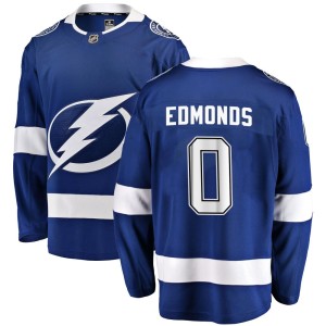 Lucas Edmonds Men's Fanatics Branded Tampa Bay Lightning Breakaway Blue Home Jersey