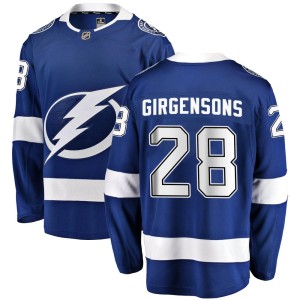 Zemgus Girgensons Men's Fanatics Branded Tampa Bay Lightning Breakaway Blue Home Jersey