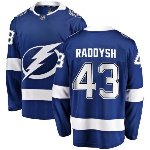 Darren Raddysh Men's Fanatics Branded Tampa Bay Lightning Breakaway Blue Home Jersey