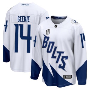 Conor Geekie Men's Fanatics Branded Tampa Bay Lightning Breakaway White 2022 Stadium Series 2022 Stanley Cup Final Jersey