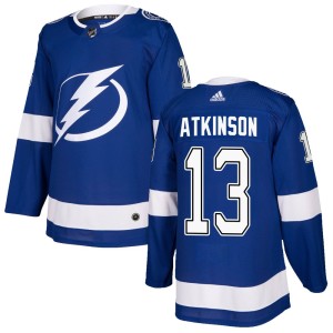 Cameron Atkinson Men's Adidas Tampa Bay Lightning Authentic Blue Home Jersey