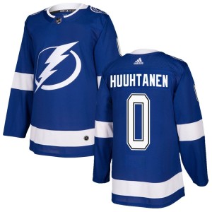 Niko Huuhtanen Men's Adidas Tampa Bay Lightning Authentic Blue Home Jersey