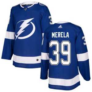 Waltteri Merela Men's Adidas Tampa Bay Lightning Authentic Blue Home Jersey