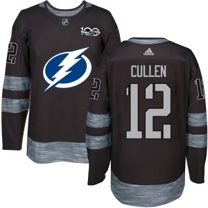 John Cullen Men's Tampa Bay Lightning Authentic Black 1917-2017 100th Anniversary Jersey