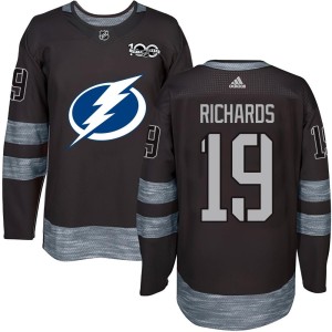 Brad Richards Men's Tampa Bay Lightning Authentic Black 1917-2017 100th Anniversary Jersey