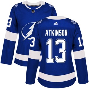 Cameron Atkinson Women's Adidas Tampa Bay Lightning Authentic Blue Home Jersey