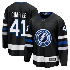 Mitchell Chaffee Men's Fanatics Branded Tampa Bay Lightning Premier Black Breakaway Alternate Jersey