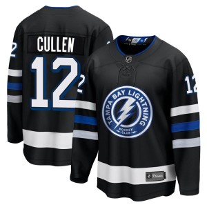 John Cullen Men's Fanatics Branded Tampa Bay Lightning Premier Black Breakaway Alternate Jersey