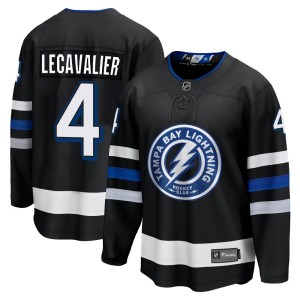 Vincent Lecavalier Men's Fanatics Branded Tampa Bay Lightning Premier Black Breakaway Alternate Jersey