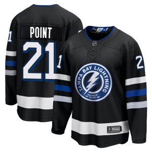 Brayden Point Men's Fanatics Branded Tampa Bay Lightning Premier Black Breakaway Alternate Jersey