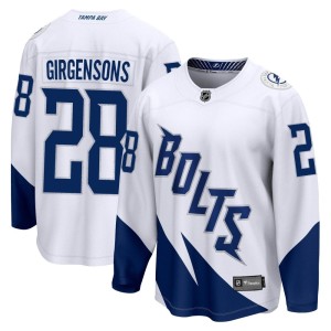 Zemgus Girgensons Men's Fanatics Branded Tampa Bay Lightning Breakaway White 2022 Stadium Series Jersey