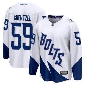 Jake Guentzel Men's Fanatics Branded Tampa Bay Lightning Breakaway White 2022 Stadium Series Jersey