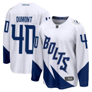 Gabriel Dumont Youth Fanatics Branded Tampa Bay Lightning Breakaway White 2022 Stadium Series Jersey