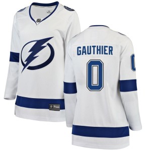 Ethan Gauthier Women's Fanatics Branded Tampa Bay Lightning Breakaway White Away Jersey