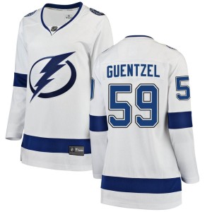 Jake Guentzel Women's Fanatics Branded Tampa Bay Lightning Breakaway White Away Jersey