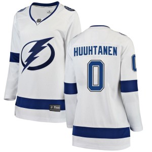 Niko Huuhtanen Women's Fanatics Branded Tampa Bay Lightning Breakaway White Away Jersey