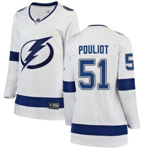 Derrick Pouliot Women's Fanatics Branded Tampa Bay Lightning Breakaway White Away Jersey