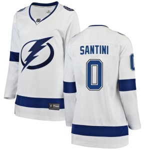 Steven Santini Women's Fanatics Branded Tampa Bay Lightning Breakaway White Away Jersey