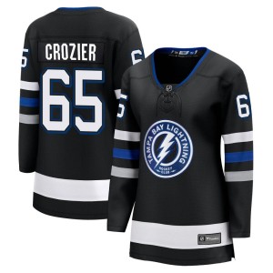 Maxwell Crozier Women's Fanatics Branded Tampa Bay Lightning Premier Black Breakaway Alternate Jersey