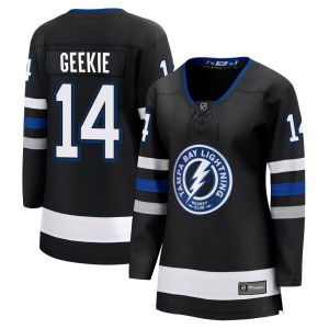 Conor Geekie Women's Fanatics Branded Tampa Bay Lightning Premier Black Breakaway Alternate Jersey