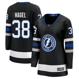 Brandon Hagel Women's Fanatics Branded Tampa Bay Lightning Premier Black Breakaway Alternate Jersey