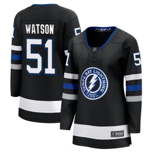 Austin Watson Women's Fanatics Branded Tampa Bay Lightning Premier Black Breakaway Alternate Jersey