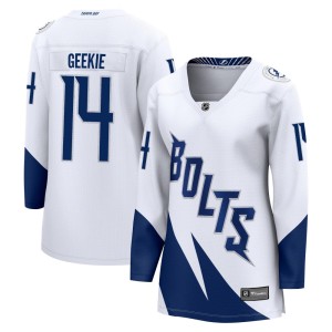 Conor Geekie Women's Fanatics Branded Tampa Bay Lightning Breakaway White 2022 Stadium Series Jersey